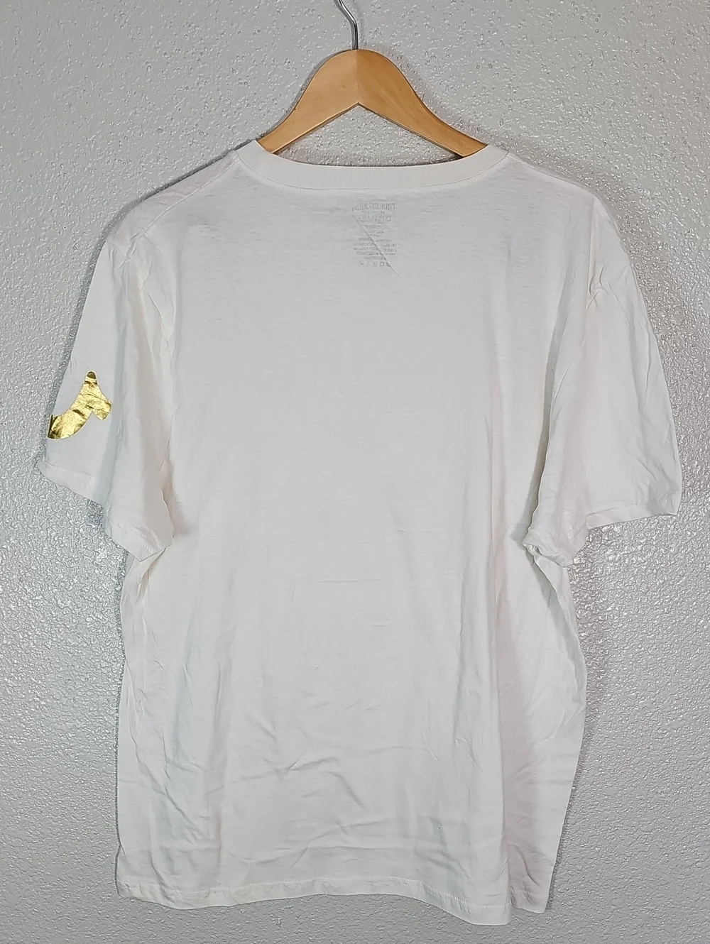 True Religion Men’s White Crew Neck T-Shirt